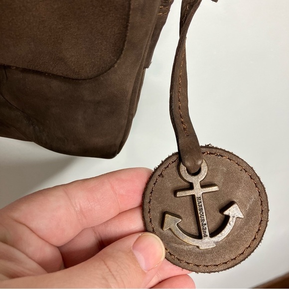 Anthropologie Harbour 2nd Luna Crossbody bag brown leather small mini bag - Picture 5 of 12